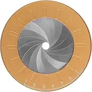 Baxnore Circle Drawing Tool, Stainless Steel Round Measuring Tool, Round Template Ruler, Ring Geometric Ruler, Round Template Ruler for Engineering