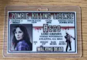The Walking Dead ID Badge-Zombie Killing License Lori Grimes