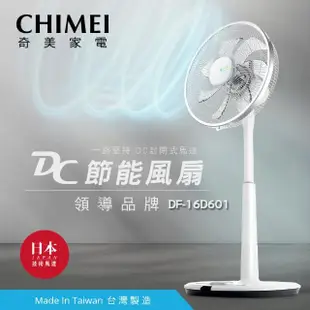 【CHIMEI 奇美】16吋微電腦ECO遙控擺頭DC節能風扇(DF-16D601)