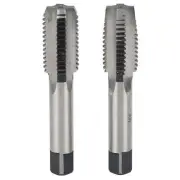 2x First Second Hand Tap M20 Straight Flute Carbon Steel Tapping Accessory New