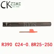 1× R390 C24-0.8R25-250 2 Flute CNC Indexable Milling Cutter Arbor,For R39011T308