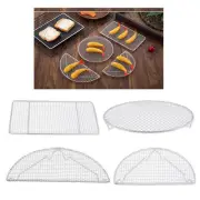 Stainless Steel Holes BBQ Grill Wire Mesh Net Grate Pot Rack Camping Picnic