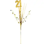 21st Birthday Gold Star Foil Spray