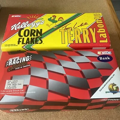 1999 CHEVY MONTE CARLO # 5 TERRY LABONTE KELLOGG'S 1/24 BANK ACTION