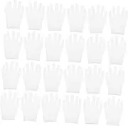 LOORGVEL 12 Pairs Washable Cotton Gloves Cleaning Handling Ladies Outdoor Inspection Winter Gloves Lady Delicate Gardening Soft Women Reusable for White Washing Thick Cotton Hand Covers