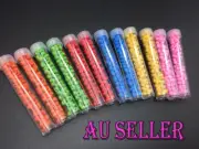 Bulk 1000+ 4-5mm Seed Beads 12 MIX Tubes Jewellery Craft Making Kids Hair Spacer