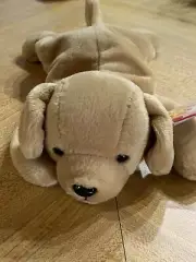 RARE 1997 Retired Ty Beanie Baby - FETCH - With Tag Errors - MWMT