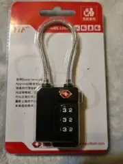 YiF TSA Approved Luggage Lock Black 3 Dial Combination