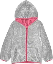 [Caihoyu] Girls Sherpa Lined Hoodie Fall Baby Girl Clothes Toddler Boys Jackets