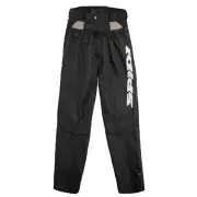 Insideout Laminated Black Motorcycle Pants