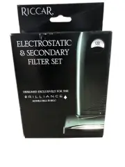 Riccar Brilliance RF58C Electrostatic & Secondary Filter Set BRLS & BRLC Models