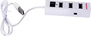 Gatuida 1pc 4 Ports Usbhub USB Hub Adapter High USB Hub Portable USB Extension Adapter Multi-Port USB Hub 4-Port USB Extension Adapter Computer Adapters for Laptops USB Hubs Charger Memory