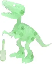 HONITANO 1Set DIY Glow Dark Dinosaur Skeleton Assembly for Fun Educational Take Apart Model for Parties and Safe for Ages