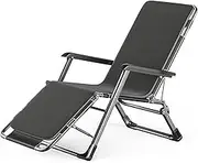 Zero Gravity Lounge Chair, Zero Gravity Chair Portable Lounge Chairs Folding Reclining Chairs Sun Patio Chaise Chair Pool Lawn Chaise with Soft Cushion - Bearing 200KG Lounge Chair (Size : Recliner)