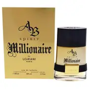 Lomani AB Spirit Millionaire by Lomani for Men - 3.3 oz EDT Spray 3.3 oz