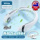 Mini Neck Fan Portable Hanging USB Rechargeable Air Cooler Bladeless Fan 5000mVH