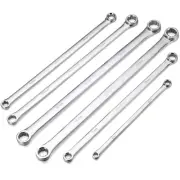6-Piece Extra Long Double Box End Wrench Set Chrome Vanadium Steel Aviation W...