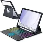 Touchpad Keyboard Case For Samsung Galaxy Tab A9 Plus 11.0 inch 2023, Black