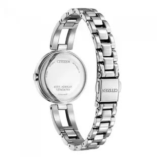 【CITIZEN】星辰 Eco-Drive 溫柔氣質 EM0807-89L 光動能 手環造型 鋼錶帶女錶 藍/銀 28mm