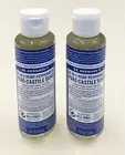 2 Dr. Bronner’s 18-In-1 Hemp Peppermint Pure Castile Liquid Soap 4oz ea. Sealed
