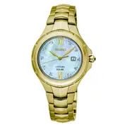 Seiko Ladies Stainless Steel Mother of Pearl Watch SUT310P