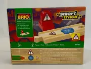 BRIO 33764, Wooden Railway System, “Smart Track Warning Track”, Vintage-2004