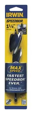 Irwin 3041019 Quick-Change Shank Speedbor Max Speed Drill Bit 1-1/8 x 6 L in.
