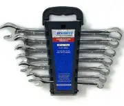 7 Pcs Combination Non Ratcheting Wrench Set Matric 8-18MM,Heat Treated 12pt CRV
