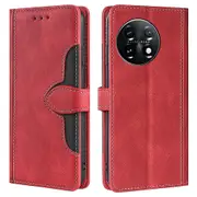 Shockproof Cell Phone Cover for OnePlus 11 5G,Straw Hat Pattern Stand Wallet Mobile Phone Case
