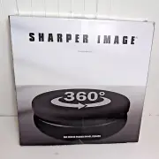 Sharper Image 360 Degree Padded Swivel Cushion Black Spinning Seat