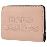 在飛比找ETMall東森購物網優惠-MARC JACOBS 馬克賈伯 品牌電繡LOGO皮革釦式短