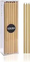 30pcs Pure Beeswax Candles, Organic Non Toxic Candles for Meditation and Stress Relief - Bulk Pure Beeswax Candle Sticks - 50 Minute Candles - Made in Australia (30pcs + Holder)