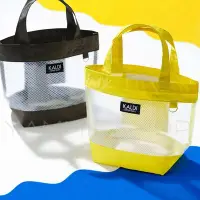 在飛比找Yahoo!奇摩拍賣優惠-日本限定 防水透視  🇯🇵 KALDI  防水托特包 手拎包