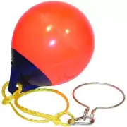T-H Marine AR-1-DP Anchor Buoy 12 " Dia Red W/Stainless Hook/ Ring/ Rope