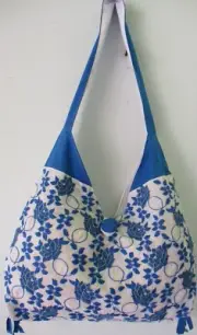 Machine sewing Handmade patchwork embroidered shopping Tote solder Bag