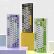 Mechanical Keyboard TFT Screen Knob Gaming Keyboard Three Mode RGB Gasket New US