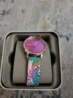 New Fossil Cambry Multi Color Leather Strap Women's Watch BQ3626