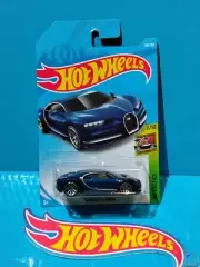 2019 HOT WHEELS NEW MODEL 16 BUGATTI CHIRON #89 BLUE HW EXOTICS LUXURY FRENCH