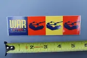 War Effort Skateboards Tank Military Army OG Z84A Vintage Skateboarding STICKER