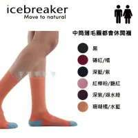 在飛比找momo購物網優惠-【Icebreaker】女 中筒薄毛圈都會休閒襪 IBN31