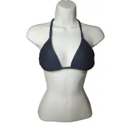 Mar by VIX String Back Triangle Bikini Top Black Size Medium
