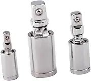LALAFINA 3pcs Joint Socket Adapter Swivel Extension Drive Joints Compatible with Various Wrench for Car Repairs and Modifications