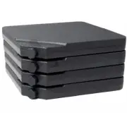 Patio Offset Umbrella Base Stand Weights Sand/Water Filled Base 4PCS Plate Set