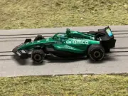 Aurora afx Alonso Aston Martin Mega G+ F1 Ho slot car