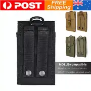 Tactical Army Military Molle Black Pouch Cell Phone Pocket Case Waist Pack Belt