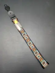 Planet Waves, Woven Guitar Strap, Geometric Squares #44B01
