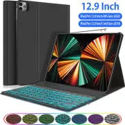 For iPad Pro 12.9" 3rd/4th/5th/6th 2022 Smart Case Cover With Backlit Keyboard