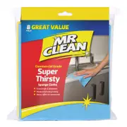 Mr Clean Super Soaks Cleaning Cloth - 8 Pack