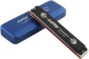 EASTTOP Tremolo Harmonica Key of C 24 Holes Tremolo Mouth Organ Harmonica Gift