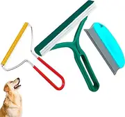 3 Pieces Pet Hair Remover, Eliminate Cleaning Professional Pet Hair Remover, Pet Cat and Dog Hair Remover, Suitable for Sofas, Carpets, Floor MATS, Clothing, Hairball Quick Hair Remover